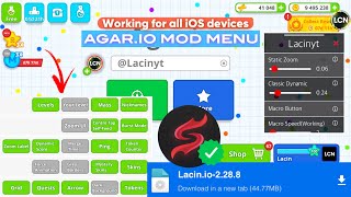 AGARIO MOD MENU  IOS SCARLET MACRO amp ZOOM [upl. by Forsta80]