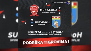 MRK Sloga  RK Izviđač 2  sezona 20242025 [upl. by Aneelas69]