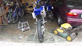 12 YZ250f Stock vs FMF Factory 41  Install [upl. by Gregorius]