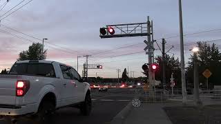 Trimet 205 East 170th Ave RR Crossing Beaverton OR [upl. by Kuster838]