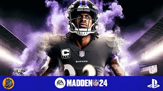 Ravens vs Bills  GAMEPLAY PLAYSTATION MADDEN 24 [upl. by Devland493]