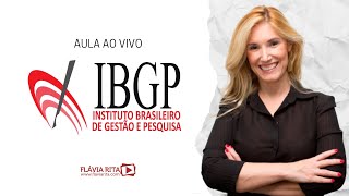 Aula de Português para a banca IBGP  Análise de edital Perfil da Banca  Professora Flávia Rita [upl. by Doe]