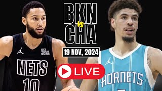 🔴LIVE  Charlotte Hornets vs Brooklyn Nets Full Game NBA CUP  NBA Scorecard play by play [upl. by Romeo256]