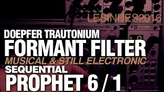 DOEPFER TRAUTONIUM FORMANT FILTER A104  SEQUENTIAL PROPHET 6 [upl. by Tade]