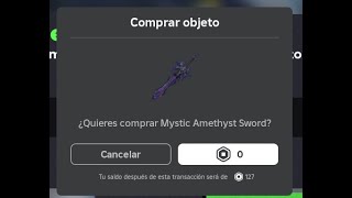 Free UGC Limited  Mystic Amethyst Sword 101  Roblox [upl. by Naltiak894]