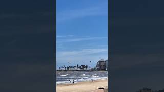 Kitesurf Playa Pocitos ventoso montevideouruguay turismouruguay [upl. by Yenhpad361]