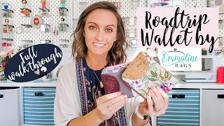 Emmaline Bags Road Trip Wallet  Full Walk Through 5 Different Design Options In One Pattern [upl. by Yllek]