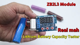 ZB2L3 Liion Lithium Battery Capacity Tester [upl. by Anceline158]