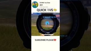 QUICK 1VS5😱bgmi pubgpubgmobile bgmishorts shorts thewarisyt [upl. by Sakmar]