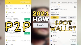 How to transfer MONEY from BINANCE P2P TO SPOT WALLET  Tagalog Tutorial  I AM MV [upl. by Lymann]