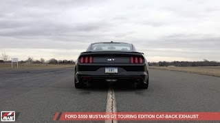 AWE Ford S550 Mustang GT Touring Edition Catback Exhaust [upl. by Chane]