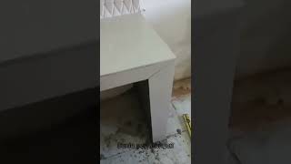 Cara buat meja stafelfunny vlog construction pertukangan [upl. by Lipkin671]