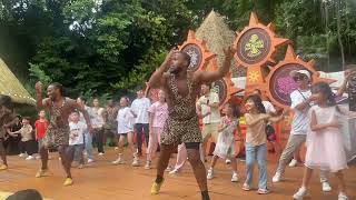 Chinese people dancing Africa dance [upl. by Yrad406]