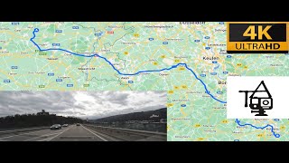 Balen 🇧🇪 to Koblenz 🇩🇪  Real time  4K [upl. by Silohcin450]