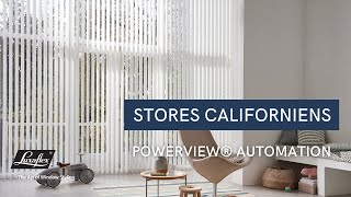 Luxaflex® Stores Californiens avec PowerView® Automation [upl. by Ihcego]