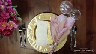 Double Napkin Fold With Ring [upl. by Radnaxela]