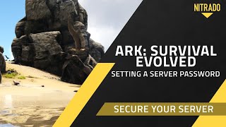 How To Set Your ARK Server Password 🦕 Nitrado Tutorial [upl. by Assila]