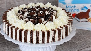 Milchschnittentorte  Milchschnitte Torte Rezept [upl. by Gilchrist662]