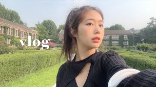 eng  알래스카 가기 전 마지막 연세대 브이로그  맥북에어 15 언박싱 교환학생 학식 [upl. by Adalie]