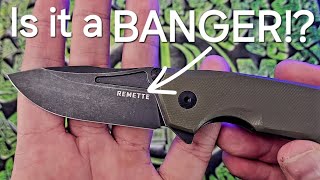 Affordable Tank of a Knife  Remette Rhino Review [upl. by Airdua]