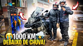 1ª VIAGEM DE BMW R1250 DO PARAGUAI ATÉ SP 1000km de CHUVA⛈️⚡️PART 3 [upl. by Orlosky]