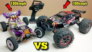 XLF X03 Monster RC Car Vs WLtoys 124019 RC Car Unboxing  Chatpat toy tv [upl. by Lazarus]