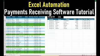 Automate Your Payments Receiving Software in Excel StepbyStep Tutorial [upl. by Rimola4]