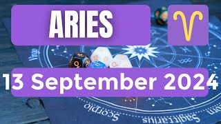 Aries horoscope  Aries Horoscope for Today 13 September 2024 [upl. by Kenward]