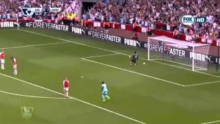 Premier League 201516 Arsenal vs West Ham  1 giornata [upl. by Dewain250]