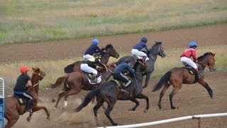 Скачки на лошадях Элиста 16 мая 2013г III заезд 1600 метров [upl. by Ernesto]