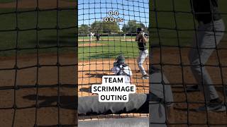 Team Scrimmage Week 2 3 Strikeouts MLB baseball baseballlife [upl. by Pellegrini]