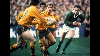 Wallabies v Ireland 1984 highlights [upl. by Rothschild]