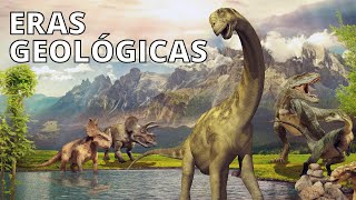 Las ERAS GEOLÓGICAS y sus características  Escalas de tiempo geológico [upl. by Illac]