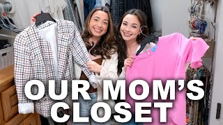 Who Wore it Better Our Mom’s Closet  Merrell Twins [upl. by Alleber]