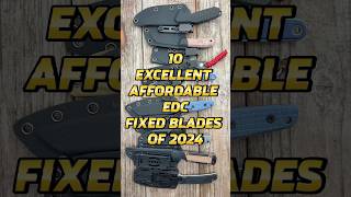 10 Great Affordable EDC Fixed Blades of 2024 edc shorts blade knives [upl. by Zicarelli]