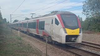 Greater Anglia Class 745s at Speed [upl. by Neelyak]