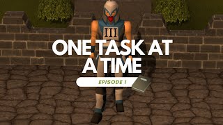 Old School RuneScape  One task at a time  Ep 1 [upl. by Hbahsur]