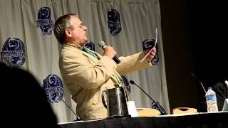 Sylvester McCoy reads Pandorica script at DragonCon 2011 [upl. by Palma535]