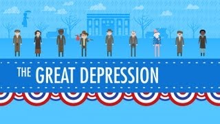 The Great Depression Crash Course US History 33 [upl. by Egoreg]