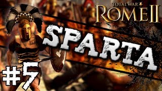 Total War Rome II Sparta Campaign 5  Siege of Athens [upl. by Brigit]