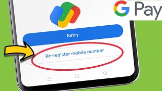 How To Fix Google Pay verification Problem  Google Pay reverify  Google Pay reregister [upl. by Deehsar]