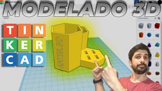 ✅ Como Usar TINKERKAD  Tutorial Diseño y Modelado en 3d Fácil y Rápido [upl. by Lange]