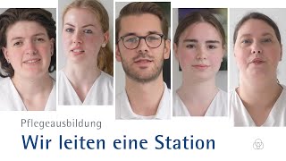 Pflegeausbildung Auszubildende leiten eine Station 22 [upl. by Adnomar]