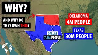 Why So Few Americans Live In Oklahoma As Compared To Texas [upl. by Cinomod]