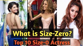 Top 10 Size 0 ActressWhat is Size zero [upl. by Leira]