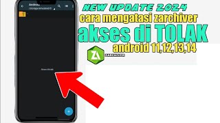 Cara mengatasi zarchiver akses di tolak android 13 [upl. by Dyrraj283]