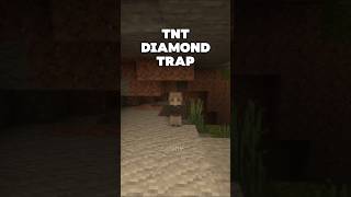 Minecraft Diamond Bait Trap 💀 minecraftshorts minecraft minecraftbuilding minecrafttutorial [upl. by Yelrahc]