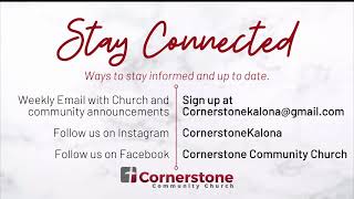 Cornerstone Kalona Live Stream 1132024 [upl. by Gautea]