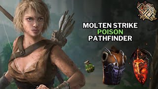 POE 323 molten strike pathfinder  T16 wildwood empowered map showcase [upl. by Itra939]