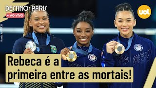 🔴 OLIMPÍADAS 2024 REBECA ANDRADE É PRATA NA GINÁSTICA SIMONE BILES GARANTE O OURO [upl. by Asusej]